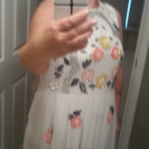 Formal gown handmade application Needle&Thread  size 8